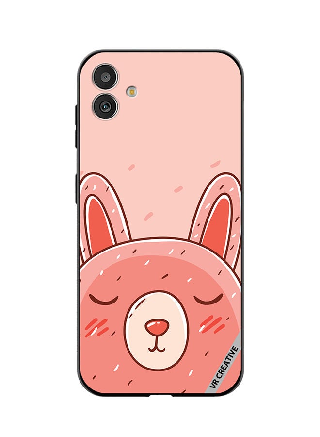 VR CREATIVE Protective Case Cover For Samsung Galaxy M13 5G Sleeping Rabbit Design Multicolour - Image 1