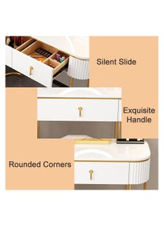 Cool Baby COOLBABY Mini modern simple light luxury Nordic style dressingtable Bedroom new favorite Small makeup table  - Image 3