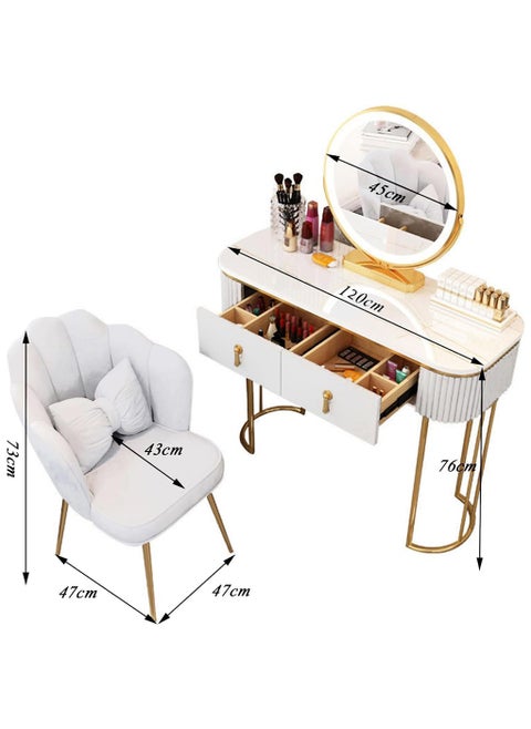 COOLBABY Mini modern simple light luxury Nordic style dressingtable Bedroom new favorite Small makeup table