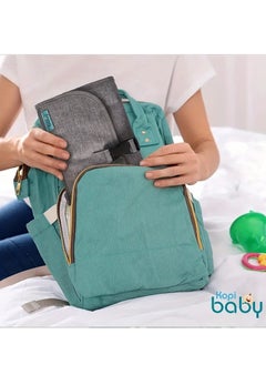 Little tots Portable Diaper Changing Pad - Baby Changing Pad & Diaper Changer Travel Bag, Smart Design Baby Changing Mat, Portable Changing Pad for Baby - Baby Changing Station, Grey  - Image 4