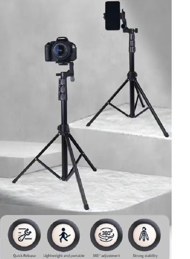 Jmary Jmary KP-2206 Multi-functional Adjustable Portable Camera Tripod, Black - Image 3