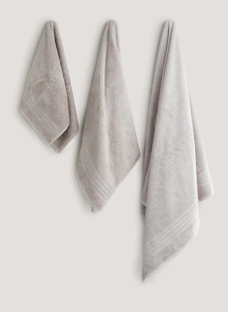 ماتلان Grey 100% Egyptian Cotton Towels