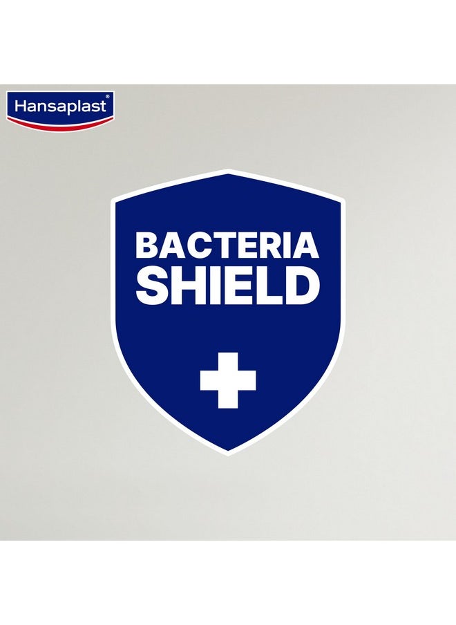 Hansaplast Antiseptic Washproof Bandage for injury & wounds | 100 Strips | First Aid | Water resistant | Provides Comfort to the Wound in Water | For Kids & Adults