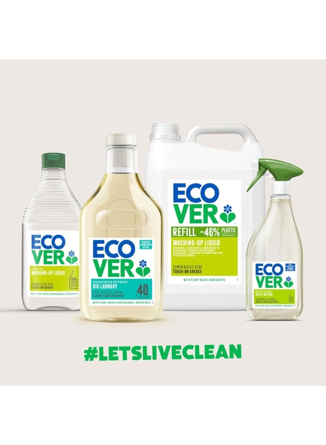 ecover All Purpose Cleaner Refill Tackles Dirt & Grime For Hard Surfaces Lemongrass & Ginger Scent 5L - Image 5