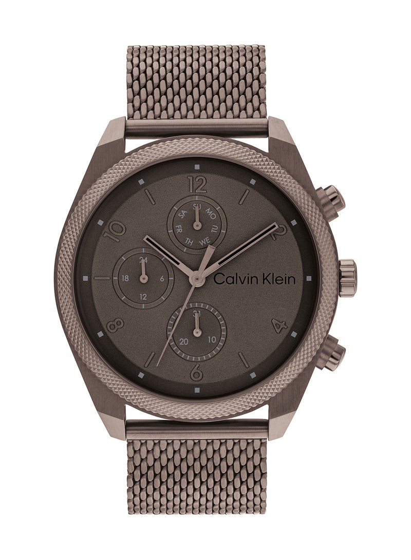 CALVIN KLEIN ساعة يد رجالية من الستانلس ستيل بعقارب دائرية الشكل 25200361 - 44 ملم - Image 2