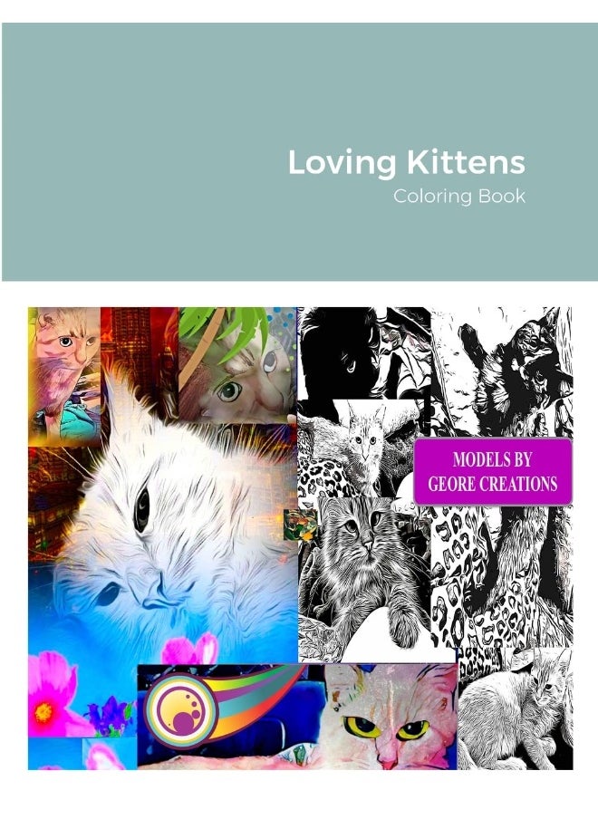 Loving Kittens: Coloring Book  - Image 1