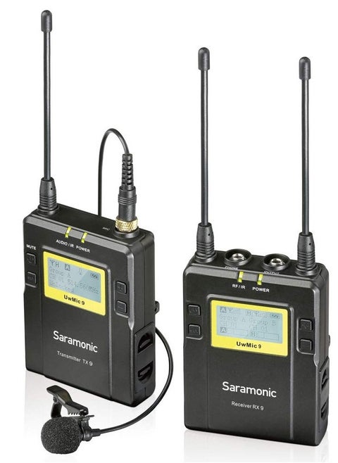 Saramonic UwMic9 Kit1 UHF Wireless Lavalier Microphone System