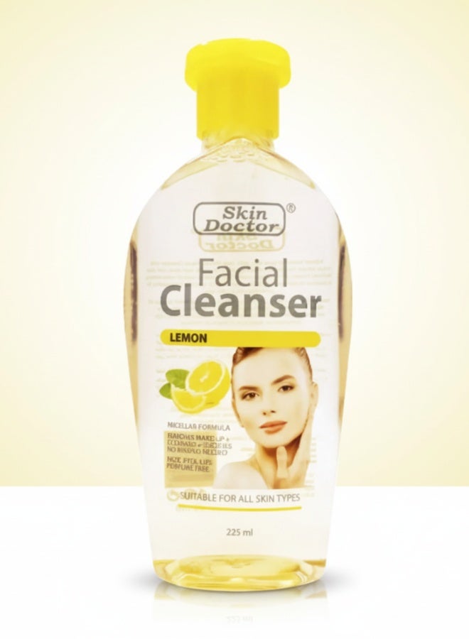 Facial Cleaner Lemon 225 ml Deep Cleansing Brightening Oil Control Face Wash for All Skin Types