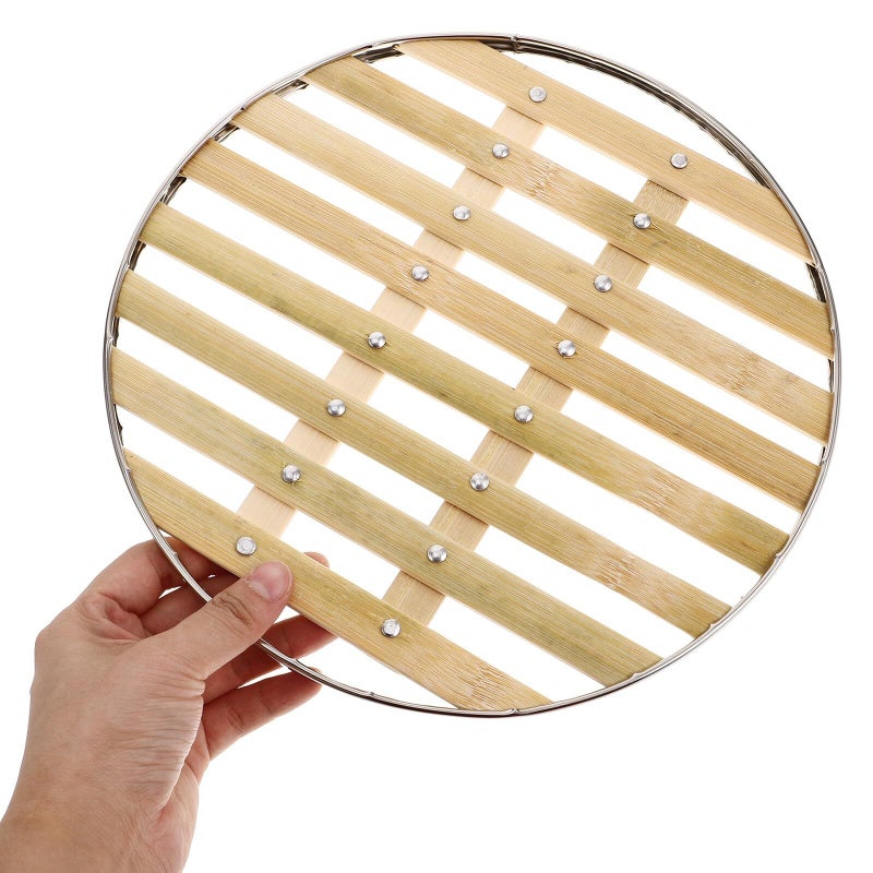 Stainless Steel Steamer Mat 25cm Round Non Stick Reusable Liner For Dumplings Vegetables - Image 4