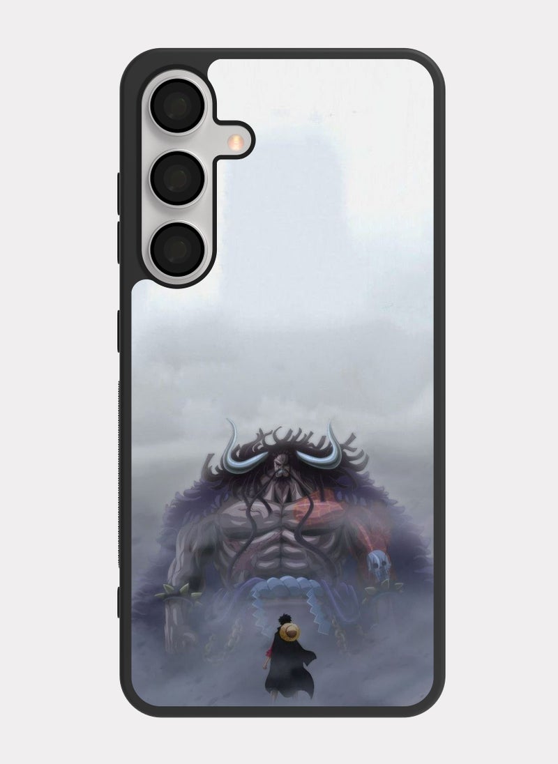 بكسلات كفر سامسونج جالكسي اس 24 ون بيس لوفي و كايدو رمادي - Image 1