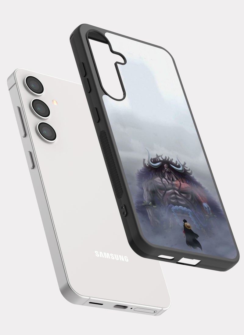 بكسلات كفر سامسونج جالكسي اس 24 ون بيس لوفي و كايدو رمادي - Image 2