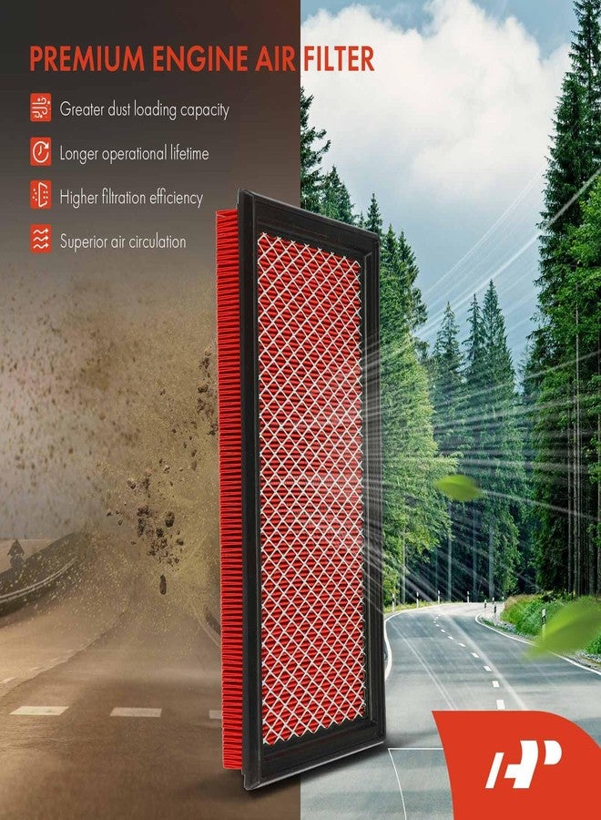 أ-بريميوم فلتر هواء محرك عالي الأداء من A-Premium، مُشحم مسبقًا، متوافق مع سيارات إنفينيتي، ونيسان، وسوبارو، وساب - FX35، وG35، وQX4، و350Z، وألتيما، وماكسيما، ومورانو، وباثفايندر، وسنترا، وفوريستر، وإمبريزا، وليجاسي - Image 4