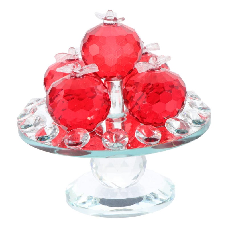 Crystal Fruit Bowl Tray Home Decor Multifunctional Centerpiece - Image 2