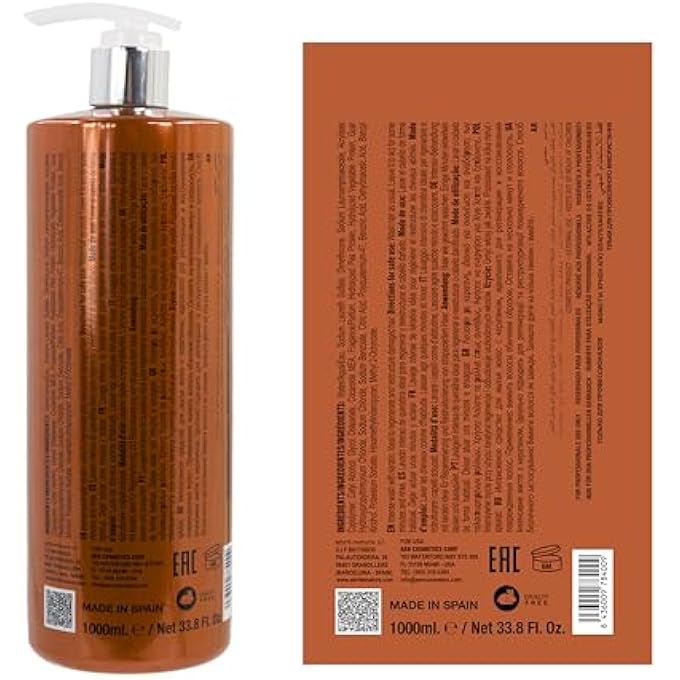 abril et nature | KERATIN HAIR REPAIR AND STRENGTHENING | PROFESSIONAL HAIR SALON SHAMPOO WITH KERATIN | DAMAGED HAIR | TOTAL REPAIR AND ANTIBREAK  1000ML - Image 3