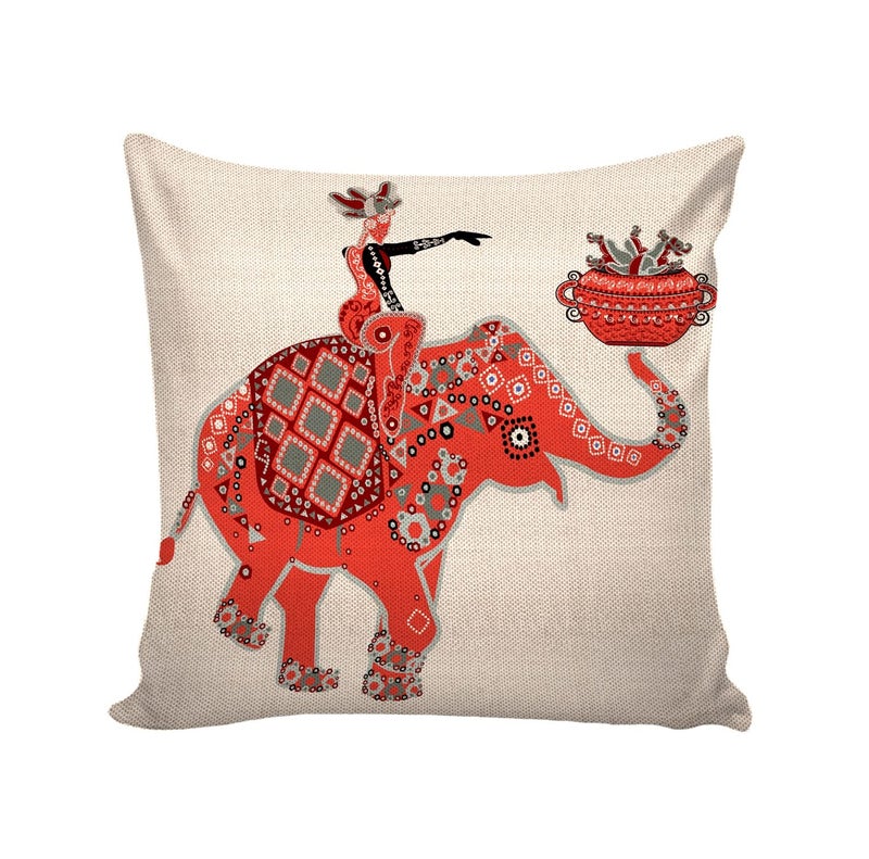 AEROHAVEN™ Set of 5 Decorative Hand Made Jute Throw/Pillow Cushion Covers - CC-147 (20 inch x 20 inch) - Image 3