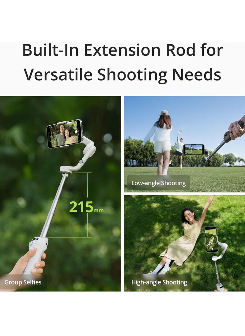 Portable Foldable Mobile Gimbal – 3-Axis Smartphone Stabilizer for Vlogging, Video Recording & Live Streaming