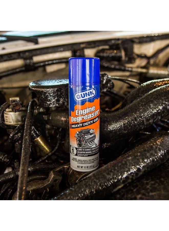 Gunk Highly Effective Formulation Aerosol Foam Engine Degreaser 15 oz EBGEL - Image 2