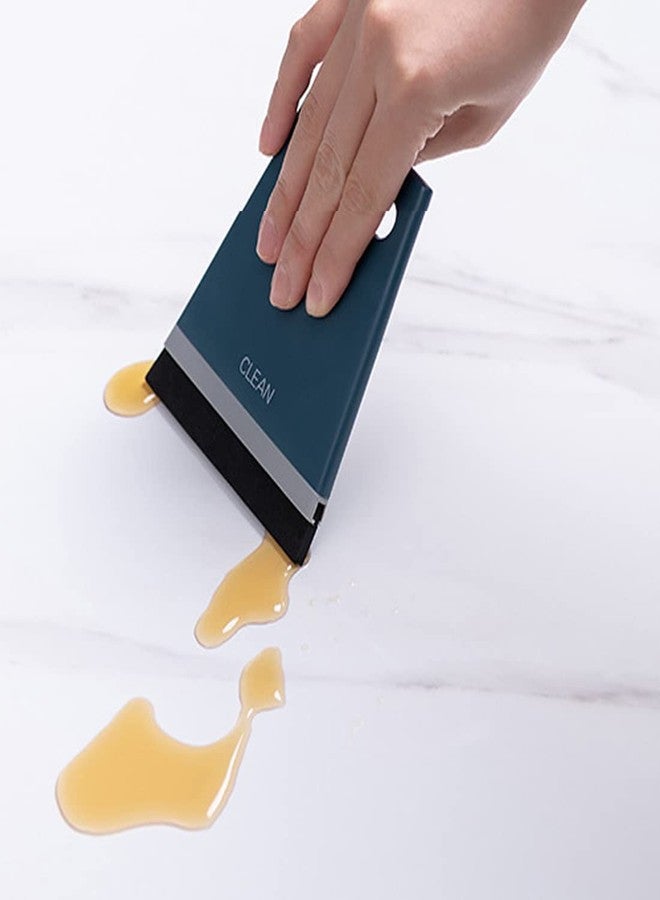 Engjajo 3 in 1 Mini Hand Brooms Small Dust Pan Scraper and Brush Set for Window Table, Desk, Countertop, Key Board, Car (Gray) ENG102 - Image 4