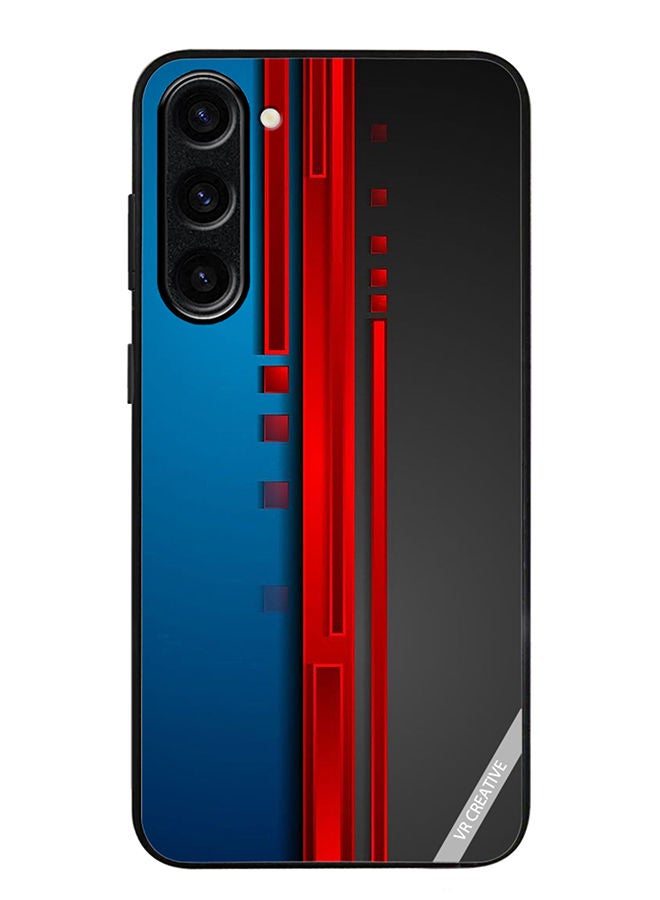 VR CREATIVE Protective Case Cover For Samsung Galaxy S23 Abstract Design Multicolour - Image 1