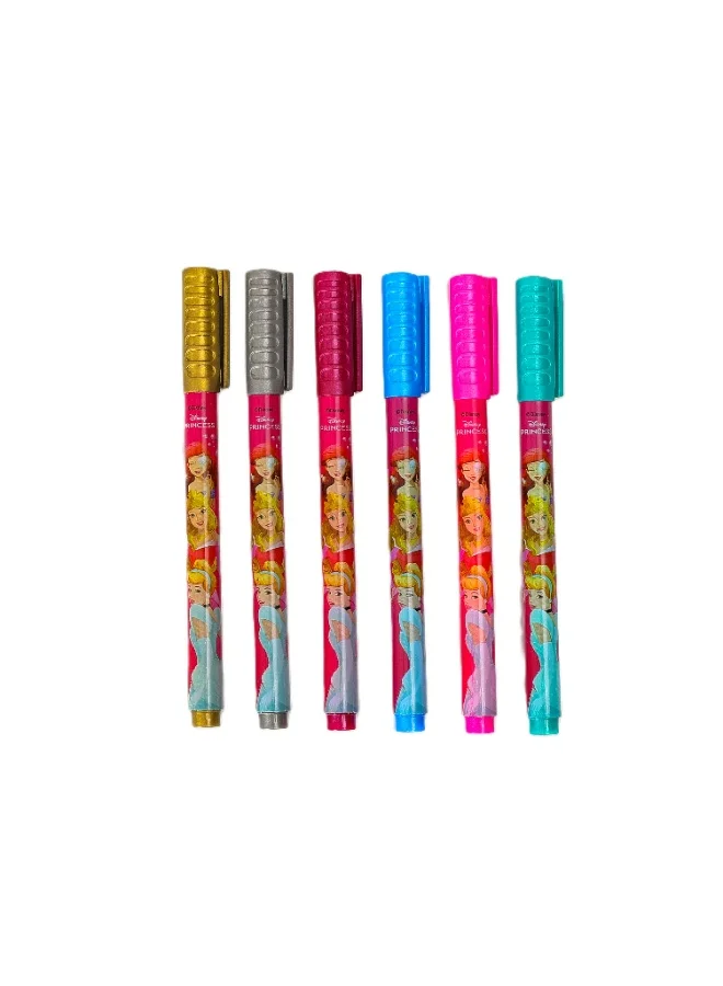 Disney  Disney Princess See Good In All Things Metallic Marker 6Pc Set for Kids | Best Price UAE