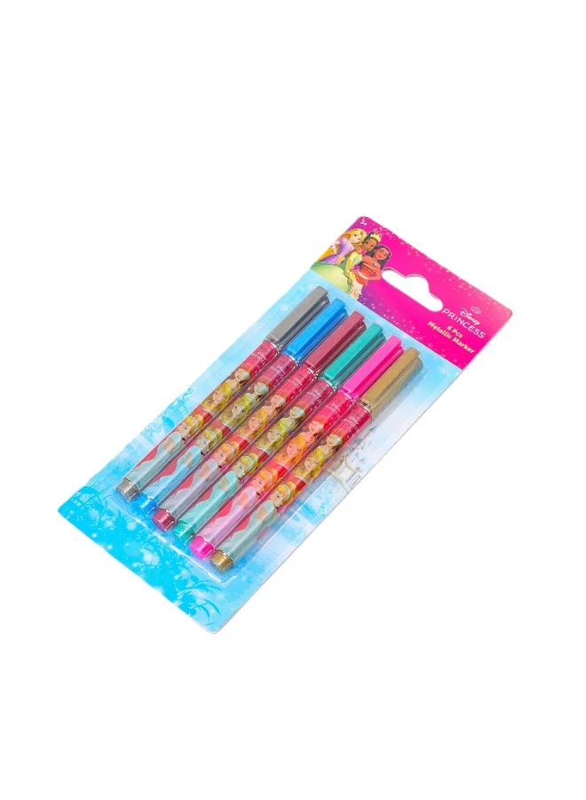 Disney  Disney Princess See Good In All Things Metallic Marker 6Pc Set for Kids | Best Price UAE