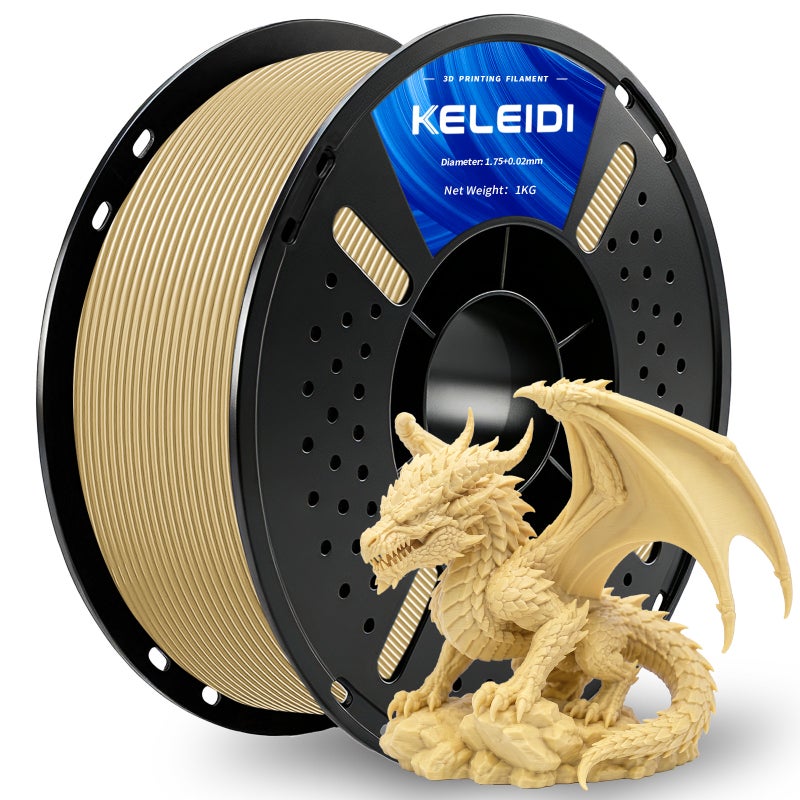 PLA Basic 3D Printer Filament 1.75mm 1kg Spool Neatly Wound Compatible with Bambu Lab Printers - Image 1