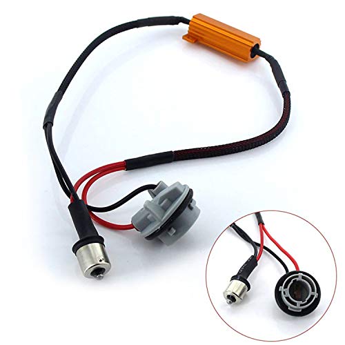 Onex O-NEX BA15s 1156 LED Load Resistor Kit 50W 8ohm Turn Signal Bulb Relay Harness Adapter Anti Flicker Error Decoder Warning Canceller - Image 3