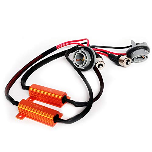 Onex O-NEX BA15s 1156 LED Load Resistor Kit 50W 8ohm Turn Signal Bulb Relay Harness Adapter Anti Flicker Error Decoder Warning Canceller - Image 2