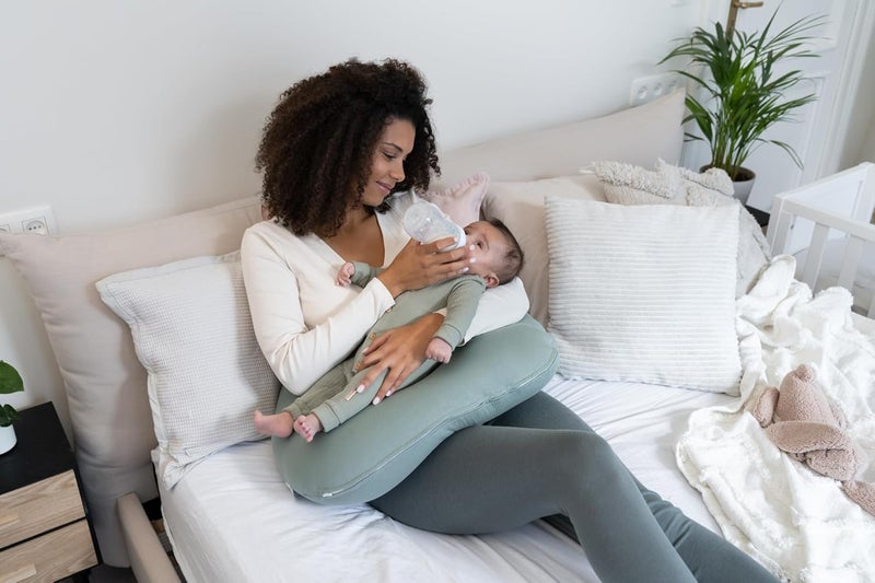 Doomoo Softy Jersey Nursing Pillow - Green - Image 3