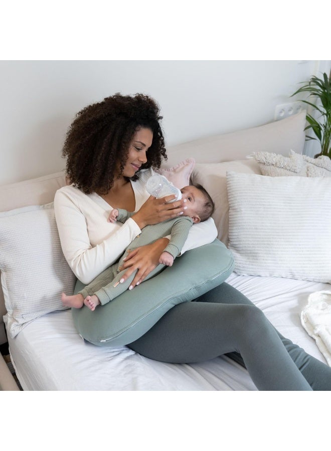 Doomoo Softy Jersey Nursing Pillow - Green - Image 5