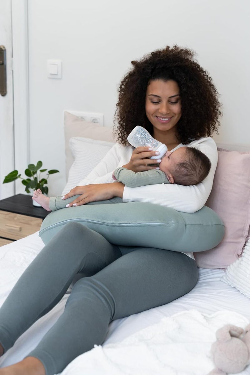 Doomoo Softy Jersey Nursing Pillow - Green - Image 4