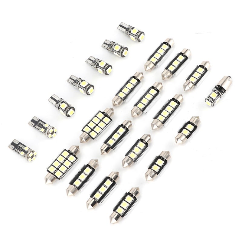 Car Light Bulbs 1W LED 5050 SMD Chip for License Plate Lights Map Lights - Long Life 50000 Hours Energy Saving Interior Light Bulbs for Car Dome Door Lights - Image 5