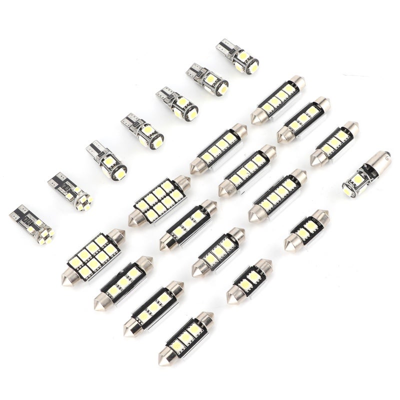 Car Light Bulbs 1W LED 5050 SMD Chip for License Plate Lights Map Lights - Long Life 50000 Hours Energy Saving Interior Light Bulbs for Car Dome Door Lights - Image 1
