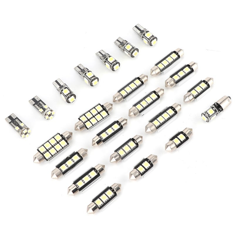 Car Light Bulbs 1W LED 5050 SMD Chip for License Plate Lights Map Lights - Long Life 50000 Hours Energy Saving Interior Light Bulbs for Car Dome Door Lights - Image 2