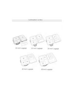 TRAVEL 6 Piece Travel Organizer Set - Large Capacity, Portable Luggage Packing Cubes for Clothes, Shoes, Underwear - Durable Polyester, Easy Care, Travel Organizers for Packing Luggage  - Image 3