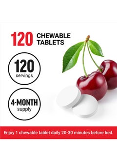 Force Factor Force Factor, Melatonin, Cherry, 5 mg, 120 Chewable Tablets  - Image 4