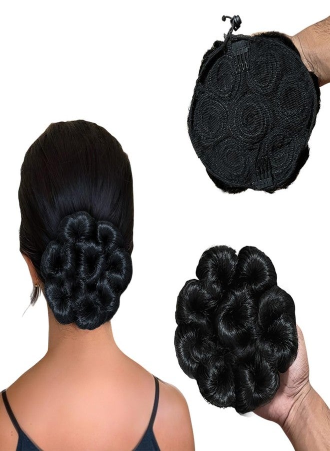 بلوشيا، كعكة شعر صناعية، (أسود) جودا للنساء والفتيات - Image 1