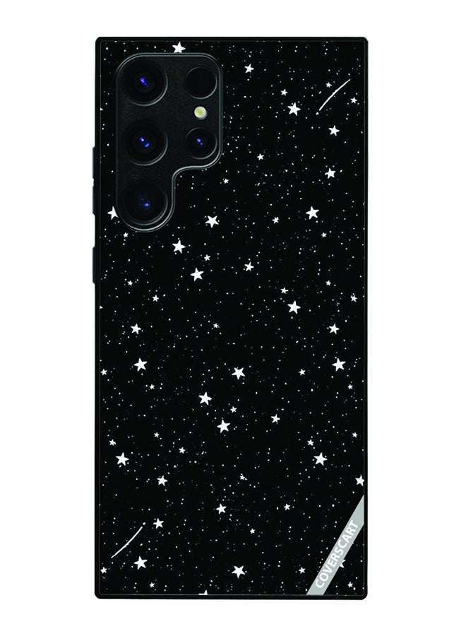 COVERSCART Protective Case Cover For Samsung Galaxy S24 Ultra Stars Design Black