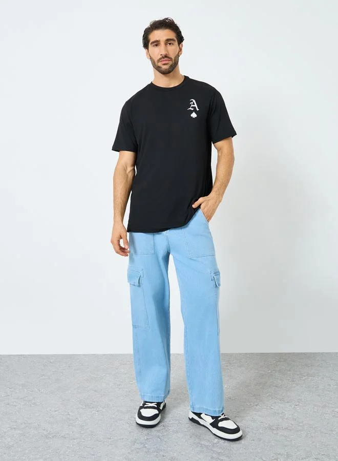 Take Two Graphic Print Round Neck T-Shirt