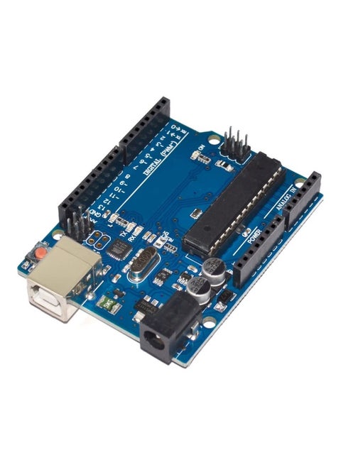 R3 Development Board for Arduino, Microcontroller Based on ATMEGA328P and ATMEGA16U2 with USB OTG Cable, Compatible with Arduino IDE Projects
