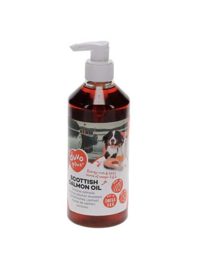 Duvo + زيت السلمون الاسكتلندي من دوفو+ للقطط والكلاب 500 مل - Image 1
