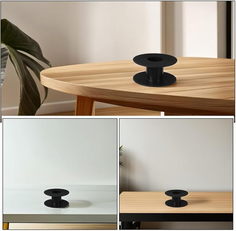 6Pcs Plastic Empty Wire Spools Cord Organizer for Efficient Cable Storage and Home Repairs - Image 4