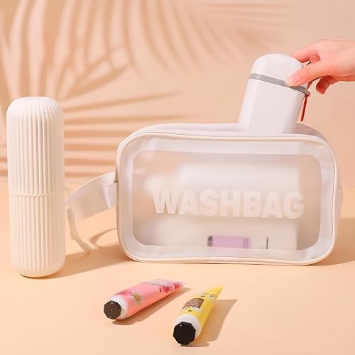 Aseenaa Combo Capsule Shape Plastic Portable Toothbrush Case Holder with Soap Case Holder, Storage Box Container Bathroom Organizer for Travel, Indoor & Outdoor | Set of 4 | Color : Multicolor - Image 4