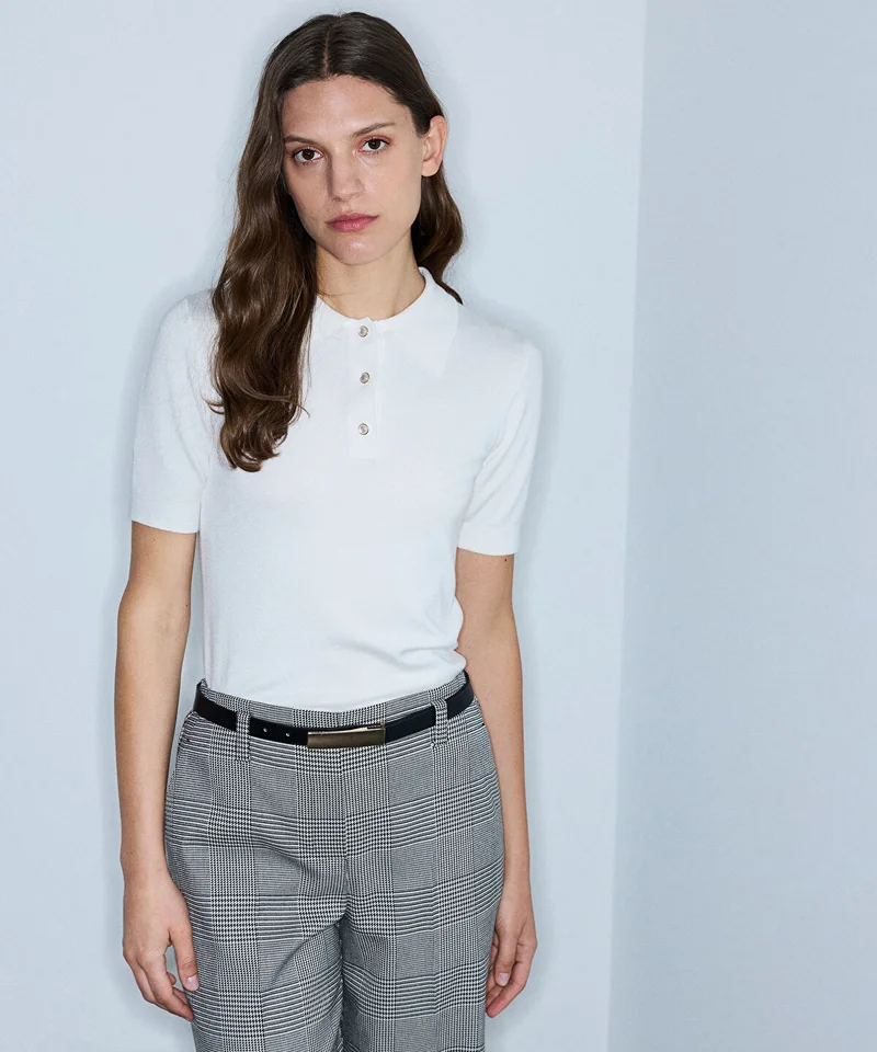 ايبيكيول Polo Knit Top