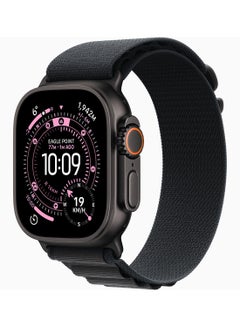 Watch Ultra 3 GPS + Cellular 49mm (Middle East Version) Black Titanium Case With Black Alpine Loop - Small