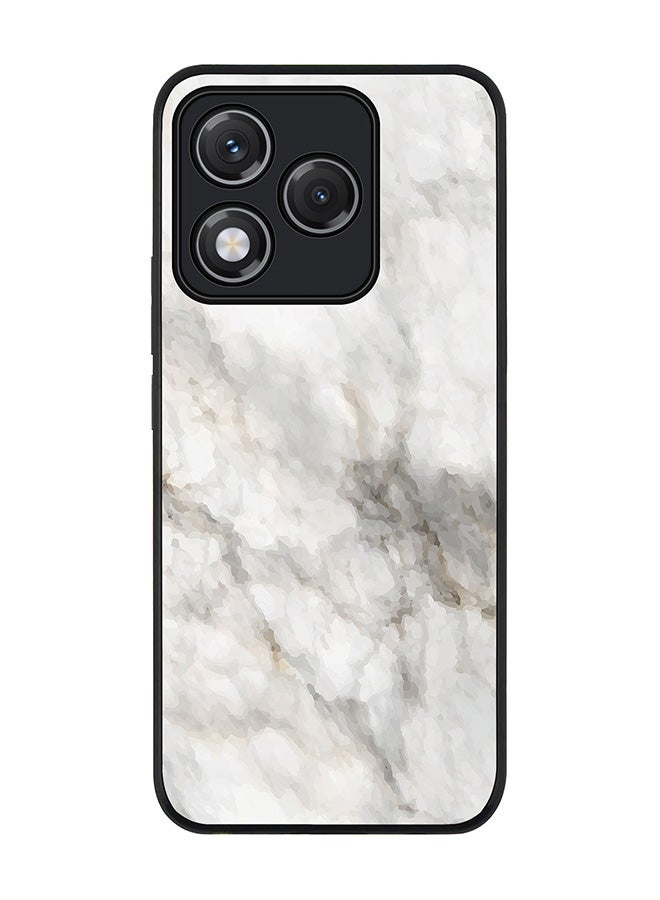 Stylizedd For Honor 400 Lite Case,Slim fit Camera Protection, Shockproof Thin Phone cover  - Marble Print Beige Grey