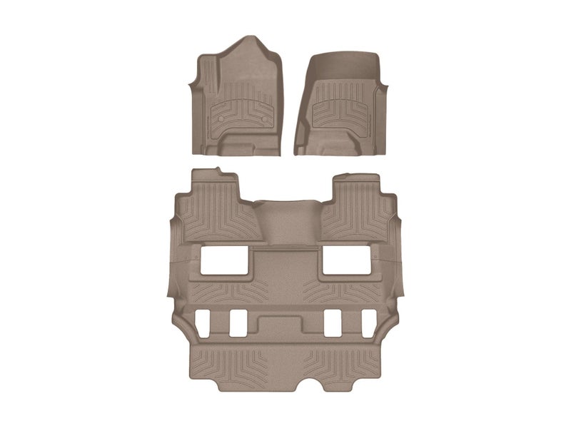 WeatherTech FloorLiner HP Custom Fit Floor Mats for Cadillac Escalade Full Set 4560717IM Tan