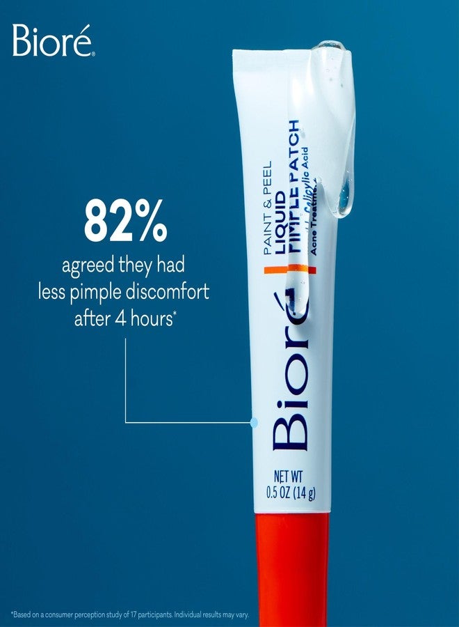 Bioré Biore Paint & Peel Liquid Pimple Patch, Invisible Pimple Patch with Salicylic Acid, Up to 100 Uses, .5 Oz - Image 2