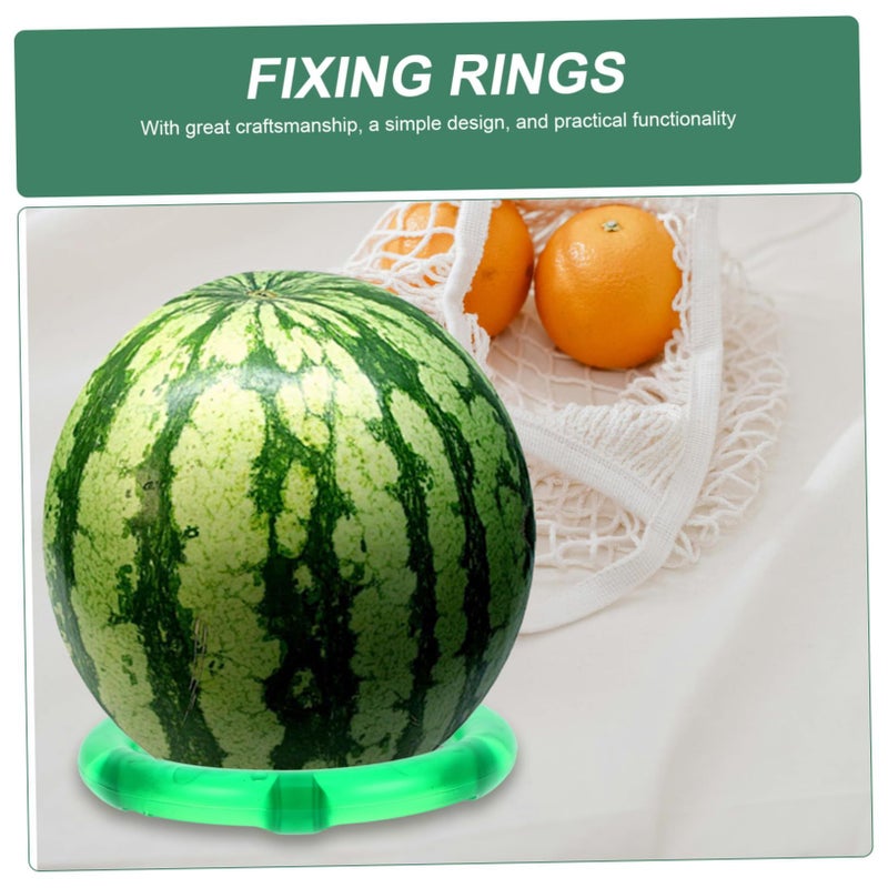 Non Slip Fruit Display Holder For Cantaloupe Watermelon Transparent 6 Pcs - Image 5