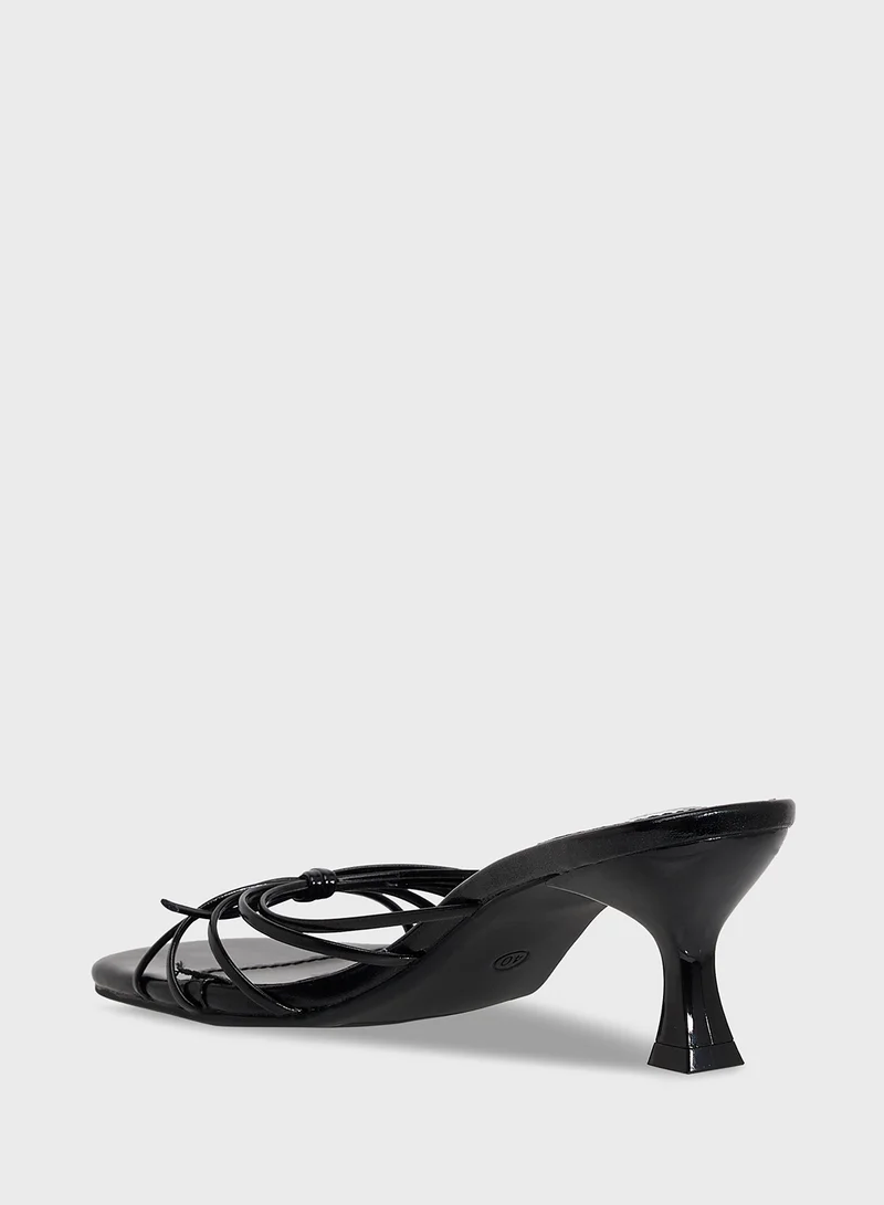 ELLA Low Heeled Mule Sandal